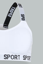 Load image into Gallery viewer, Redtag-White/Black-Padded-Bra-(2-Pack)-365,-Colour:Assorted,-ESS,-Filter:Senior-Girls-(9-to-14-Yrs),-GSR-Bras,-New-In,-New-In-GSR,-Non-Sale,-Section:Kidswear-Senior-Girls-9 to 14 Years
