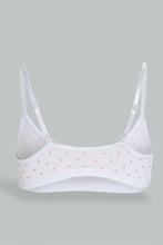 Load image into Gallery viewer, Redtag-Pink/Grey/White-Bra-(3-Pack)-Non-Padded-Senior-Girls-9 to 14 Years
