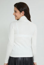 تنزيل الصورة على معرض الصور، Redtag-White-Turtle-Neck-Pullover-Jumpers-Senior-Girls-9 to 14 Years
