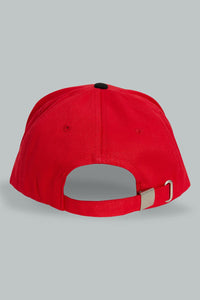 Redtag-Red-And-Black-Embroidered-Cap-Caps-Boys-