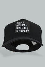 تنزيل الصورة على معرض الصور، Redtag-Black-Rubber-Patch-Embelished-Cap-Caps-Boys-
