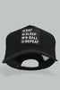 Redtag-Black-Rubber-Patch-Embelished-Cap-Caps-Boys-