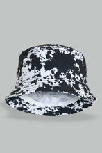 Load image into Gallery viewer, Redtag-Black-And-White-Tie-And-Dye-Cap-Caps-Boys-
