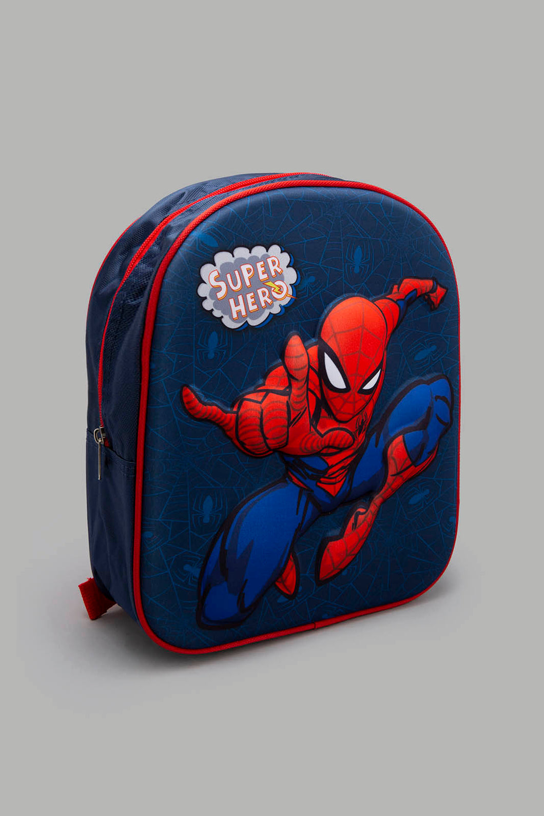 Redtag-Multicolour-Spiderman-3D-Backpack-Backpacks-Boys-