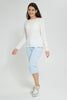Redtag-Lt-Blue-Culottes-Pant-Joggers-Senior-Girls-9 to 14 Years