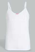 Load image into Gallery viewer, Redtag-White-X-White-Vest-(2Pack)-365,-Colour:White,-Filter:Senior-Girls-(9-to-14-Yrs),-GSR-Vests,-New-In,-New-In-GSR,-Non-Sale,-Section:Kidswear-Senior-Girls-9 to 14 Years
