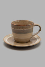 Load image into Gallery viewer, Redtag-Beige-Cup-&amp;-Saucer-Cup-And-Saucer-Home-Dining-
