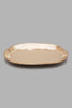 Redtag-Beige-Oval-Platter-Platter-Home-Dining-