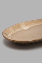 Load image into Gallery viewer, Redtag-Beige-Oval-Platter-Platter-Home-Dining-
