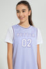 Redtag-Purple-Sports-Dress-Dresses-Senior-Girls-9 to 14 Years