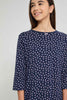 Redtag-Navy-Ditsy-Print-Nigth-Dress-Nightshirts-Senior-Girls-9 to 14 Years