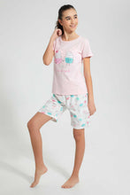 Load image into Gallery viewer, Redtag-Pink-Cupcake-Short-Sets-Pyjama-Sets-Senior-Girls-9 to 14 Years

