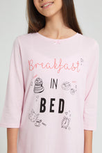 تنزيل الصورة على معرض الصور، Redtag-Pink-Butterfly-Longer-Length-Night-Dress-Nightshirts-Senior-Girls-9 to 14 Years
