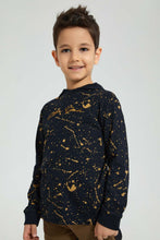 تنزيل الصورة على معرض الصور، Redtag-Black-Splat-Print-Hooded-Long-Sleeve-T-Shirt-Boys-T-Shirts,-Colour:Black,-Filter:Boys-(2-to-8-Yrs),-New-In,-New-In-BOY,-Non-Sale,-S22A,-Section:Kidswear-Boys-2 to 8 Years
