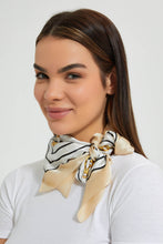 Load image into Gallery viewer, Redtag-Beige-Printed-Scarf-Fashion-Scarves-Women-
