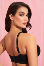 Load image into Gallery viewer, Black Plain Padded Nursing Bra
