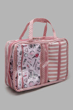 Load image into Gallery viewer, Redtag-Pink-Polka-Dots-Cosmetic-Pouches-Cosmetic-Pouches-Women-
