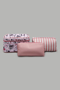 Redtag-Pink-Polka-Dots-Cosmetic-Pouches-Cosmetic-Pouches-Women-