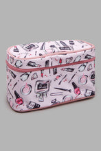 Load image into Gallery viewer, Redtag-Pink-Polka-Dots-Cosmetic-Pouches-Cosmetic-Pouches-Women-
