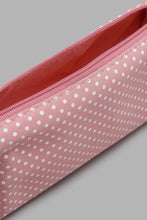 Load image into Gallery viewer, Redtag-Pink-Polka-Dots-Cosmetic-Pouches-Cosmetic-Pouches-Women-
