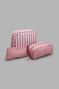 Redtag-Pink-Polka-Dots-Cosmetic-Pouches-Cosmetic-Pouches-Women-