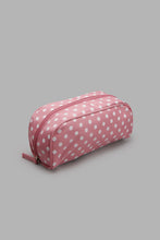 Load image into Gallery viewer, Redtag-Pink-Polka-Dots-Cosmetic-Pouches-Cosmetic-Pouches-Women-
