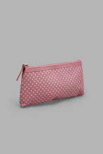 Load image into Gallery viewer, Redtag-Pink-Polka-Dots-Cosmetic-Pouches-Cosmetic-Pouches-Women-
