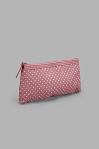 Redtag-Pink-Polka-Dots-Cosmetic-Pouches-Cosmetic-Pouches-Women-