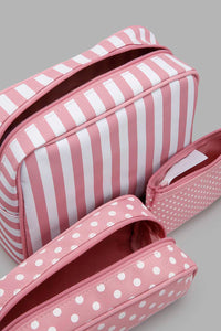 Redtag-Pink-Polka-Dots-Cosmetic-Pouches-Cosmetic-Pouches-Women-