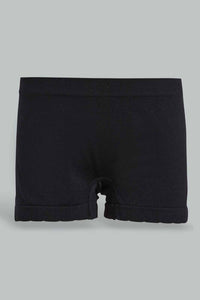 Redtag-Blue/Pink/Ivory-Plain-Boyleg-Brief-(3-Pack)-Briefs-Boyleg-Women's-