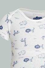 Load image into Gallery viewer, Redtag-Blue-Lion-3-Pieces-Pack-Gift-Set-Gift-Sets-Baby-0 to 12 Months
