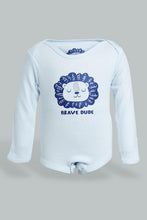 Load image into Gallery viewer, Redtag-Blue-Lion-3-Pieces-Pack-Gift-Set-Gift-Sets-Baby-0 to 12 Months
