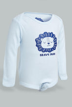Load image into Gallery viewer, Redtag-Blue-Lion-3-Pieces-Pack-Gift-Set-Gift-Sets-Baby-0 to 12 Months
