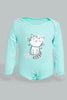 Redtag-Mint-Cats-3-Piece-Pack-Gift-Set-Gift-Sets-Baby-0 to 12 Months