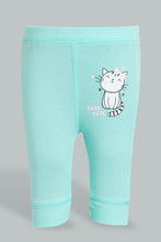 تنزيل الصورة على معرض الصور، Redtag-Mint-Cats-3-Piece-Pack-Gift-Set-Gift-Sets-Baby-0 to 12 Months
