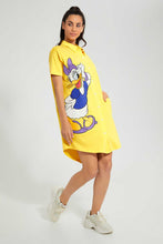 Load image into Gallery viewer, Redtag-Yellow-Daisy-Printed-Classic-Nightshirt-Nightshirts-Women&#39;s-
