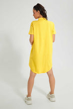 Load image into Gallery viewer, Redtag-Yellow-Daisy-Printed-Classic-Nightshirt-Nightshirts-Women&#39;s-
