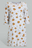 Redtag-Pale-Yellow-Garfield-Printed-Nightshirt-Nightshirts-Women's-