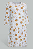 Redtag-Pale-Yellow-Garfield-Printed-Nightshirt-Nightshirts-Women's-