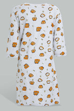 تنزيل الصورة على معرض الصور، Redtag-Pale-Yellow-Garfield-Printed-Nightshirt-Nightshirts-Women&#39;s-
