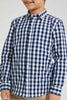 Redtag-Blue-Long-Sleeve-Check-Shirt-Boys-Shirts,-Colour:Blue,-Filter:Boys-(2-to-8-Yrs),-New-In,-New-In-BOY,-Non-Sale,-S22B,-Section:Kidswear-Boys-2 to 8 Years