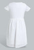 Redtag-White-Chiffly-Dress-Dresses-Senior-Girls-9 to 14 Years