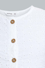 تنزيل الصورة على معرض الصور، Redtag-White-Chiffly-Dress-Dresses-Senior-Girls-9 to 14 Years
