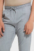 Redtag-Grey-Stripe-Pull-On-Casual-Trouser-Pull-On-Trousers-Senior-Boys-9 to 14 Years