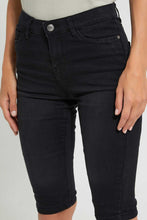 تنزيل الصورة على معرض الصور، Redtag-Mustrad-Denim-Short-Jeggings-Women&#39;s-
