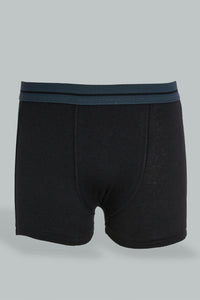 Redtag-Bsr-3-Pc-Pack-Boxer-Short-(Black/Grey-Mel/Burgundy)-Boxers-Senior-Boys-9 to 14 Years