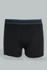 Redtag-Bsr-3-Pc-Pack-Boxer-Short-(Black/Grey-Mel/Burgundy)-Boxers-Senior-Boys-9 to 14 Years