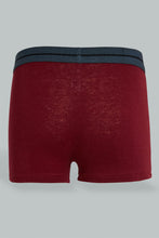 Load image into Gallery viewer, Redtag-Bsr-3-Pc-Pack-Boxer-Short-(Black/Grey-Mel/Burgundy)-Boxers-Senior-Boys-9 to 14 Years
