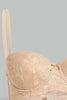 Redtag-Black/Beige-Plain-Lace-Padded-Push-Up-Bra-(2-Pack)-Plunge-Bras-Women's-