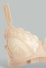 Redtag-Olive/Beige-Plain-Non-Padded-Bra-(2-Pack)-Non-Padded-Bras-Women's-